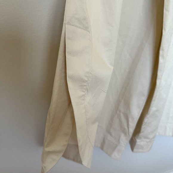 Anthropologie Mare Mare Curved Hem Chino Pants Womens 3X Sand Ivory High Rise - Picture 8 of 14